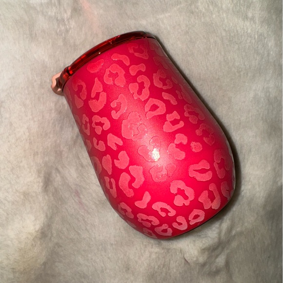 BRUMATE Red Leopard Custom Dyed Uncork’d Insulated Wine Tumbler 12oz GORGEOUS! - Picture 6 of 13